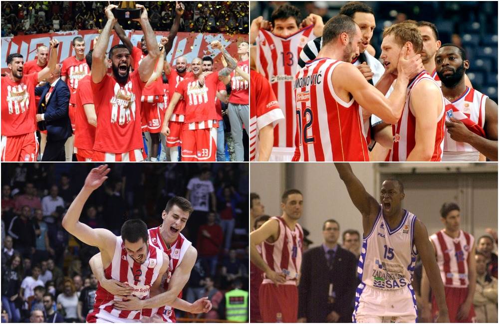  kk crvena zvezda plej-of aba liga prvo mjesto pobjede porazi 