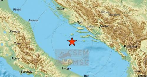  Zemljotres Jadransko more ostrvo vis 