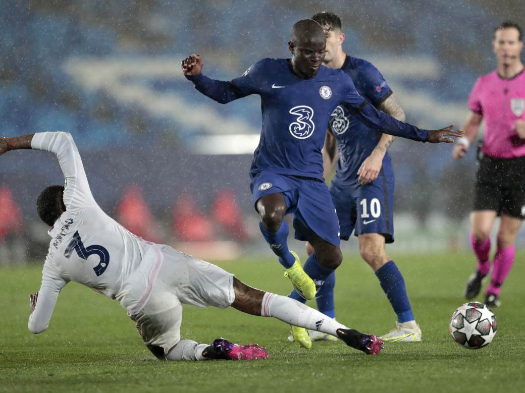  n'golo kante sjajna akcija protiv real madrida 