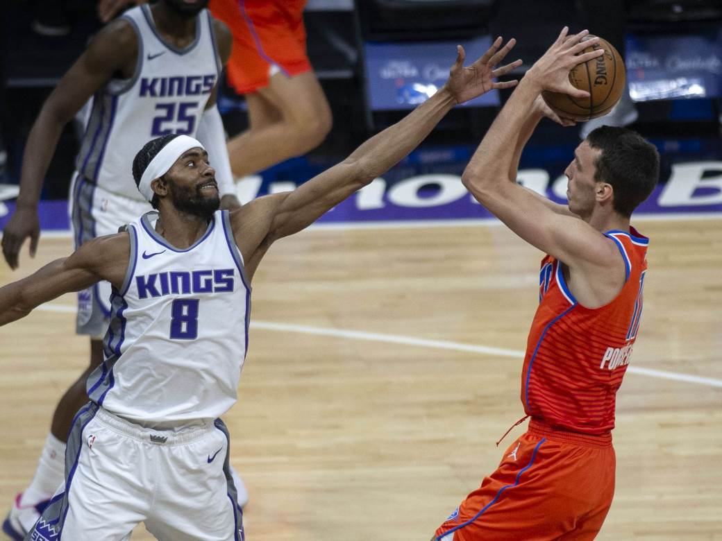  Aleksej Pokuševski rekord karijere pet asistencija 13 poena 