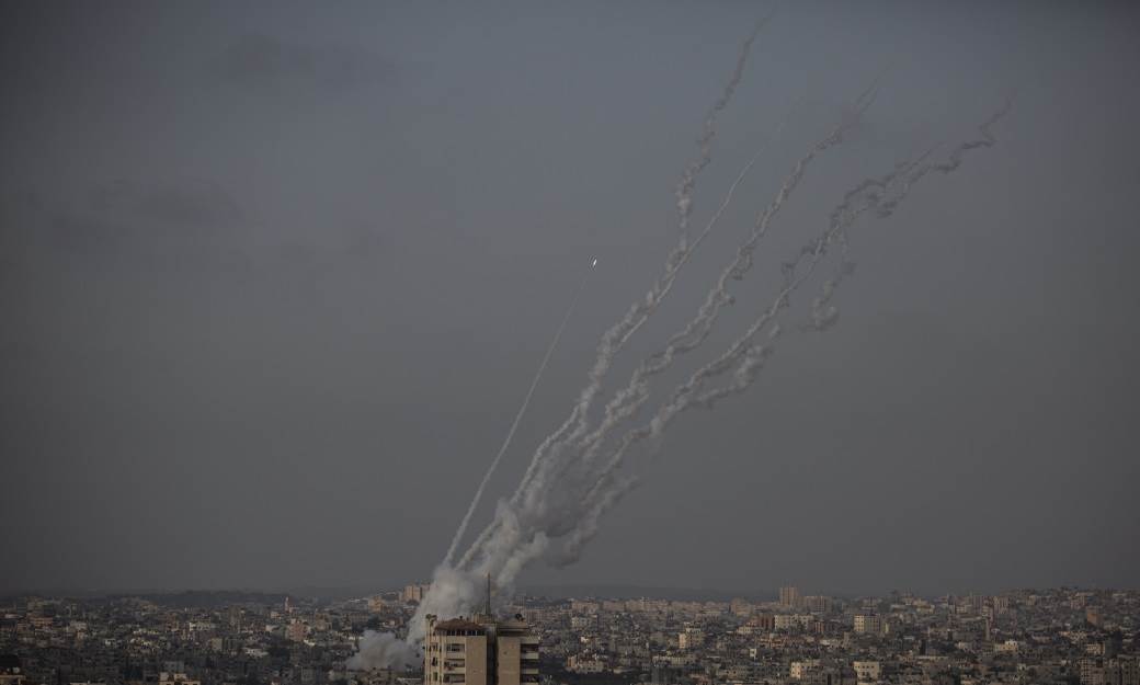  Hamas palestinci raketirali Jerusalim 