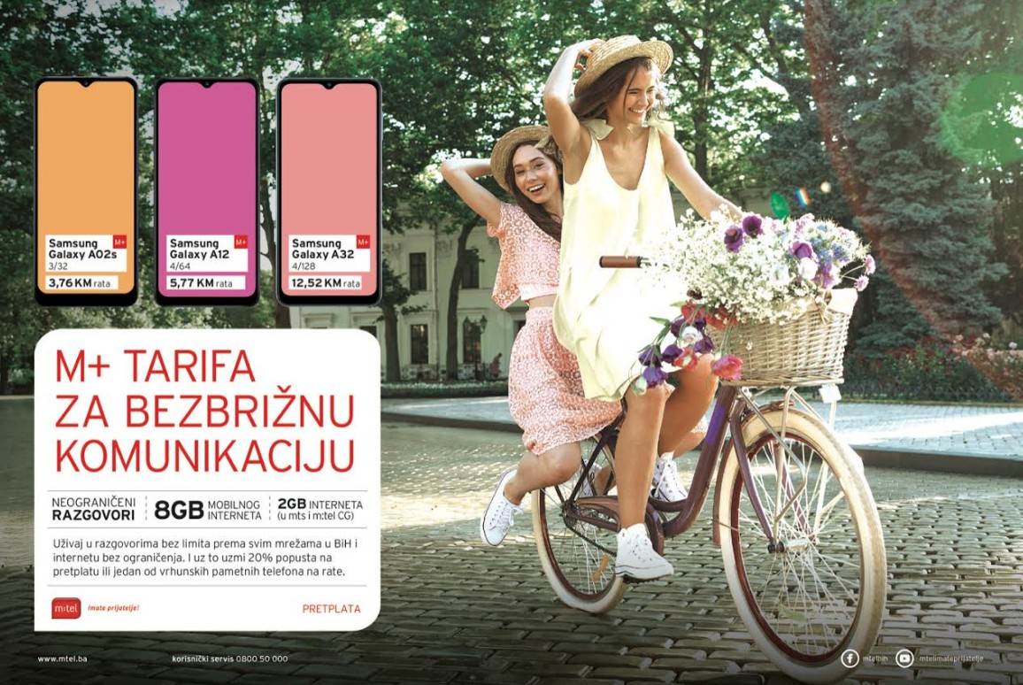  M+ tarifa za bezbrižnu komunikaciju 