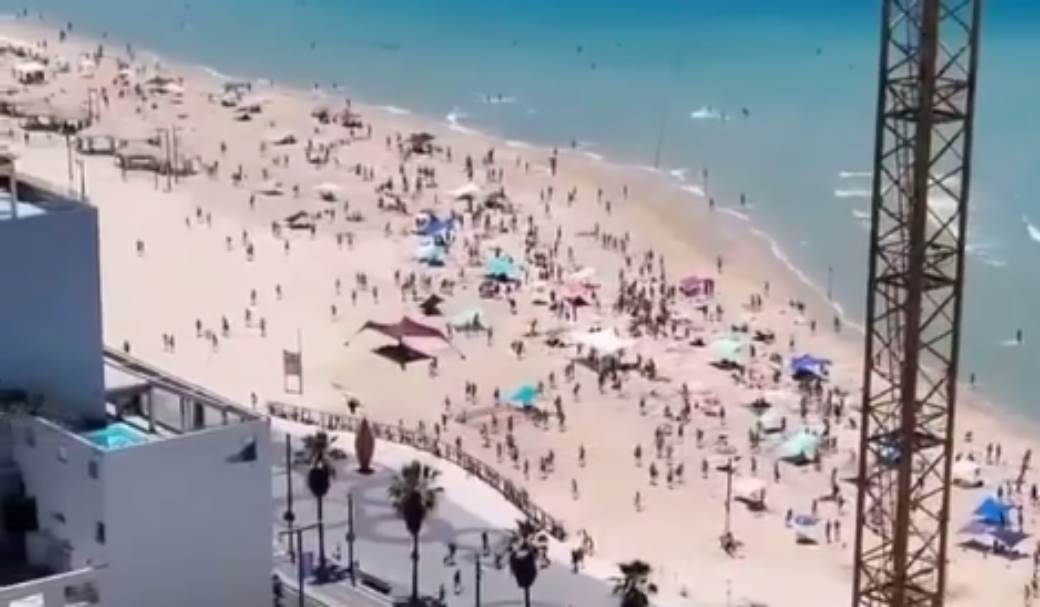  Izraelci u panici bježe sa plaža: Začule se sirene za vazdušni napad pa nastao stampedo 