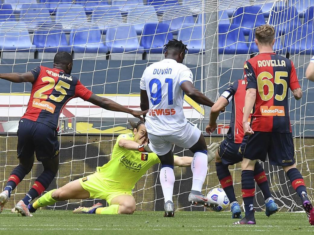 đenova - atalanta 3:4, serija a, 37. kolo 