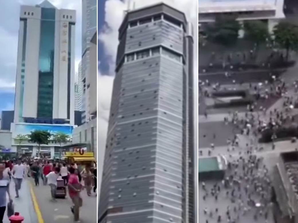  Zaljuljao se najviši neboder u Kini 