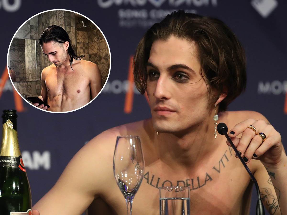  evrovizija italija damijano david šmrče kokain rezultati testa 