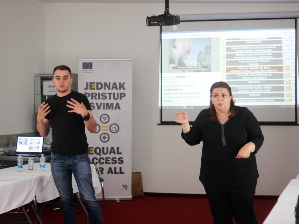  Jednak pristup svima trening za medije Banjaluka 