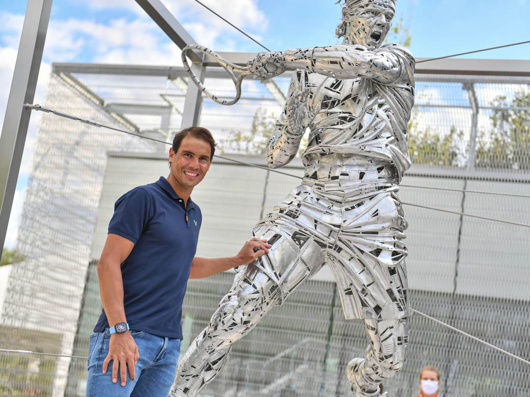  rolan garos statua rafael nadal 