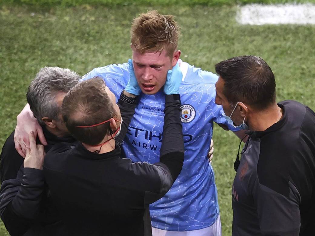  liga šampiona finale čelsi siti kevin de brujne suze 