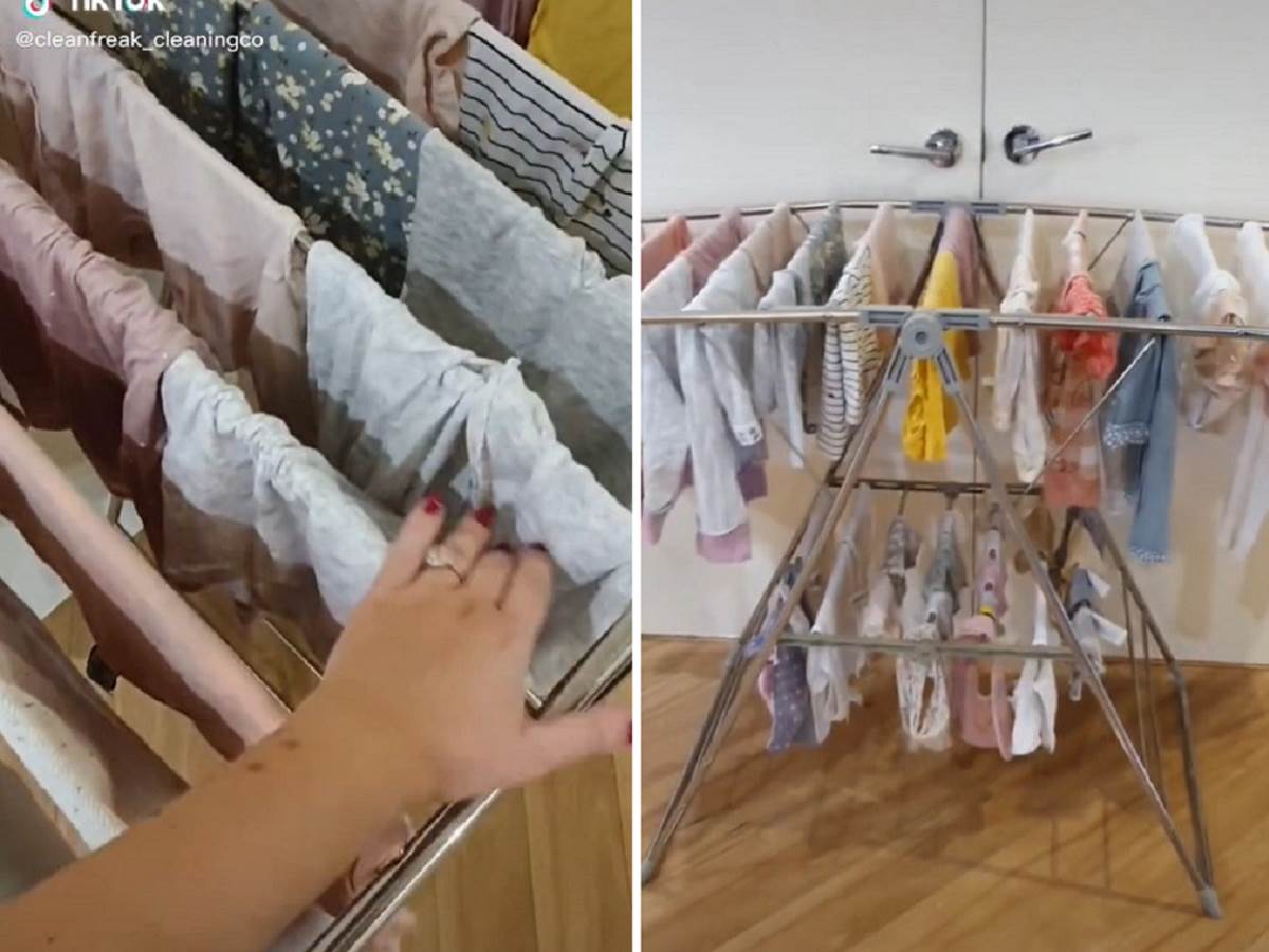 sušenje veša kako napraviti više prostora 