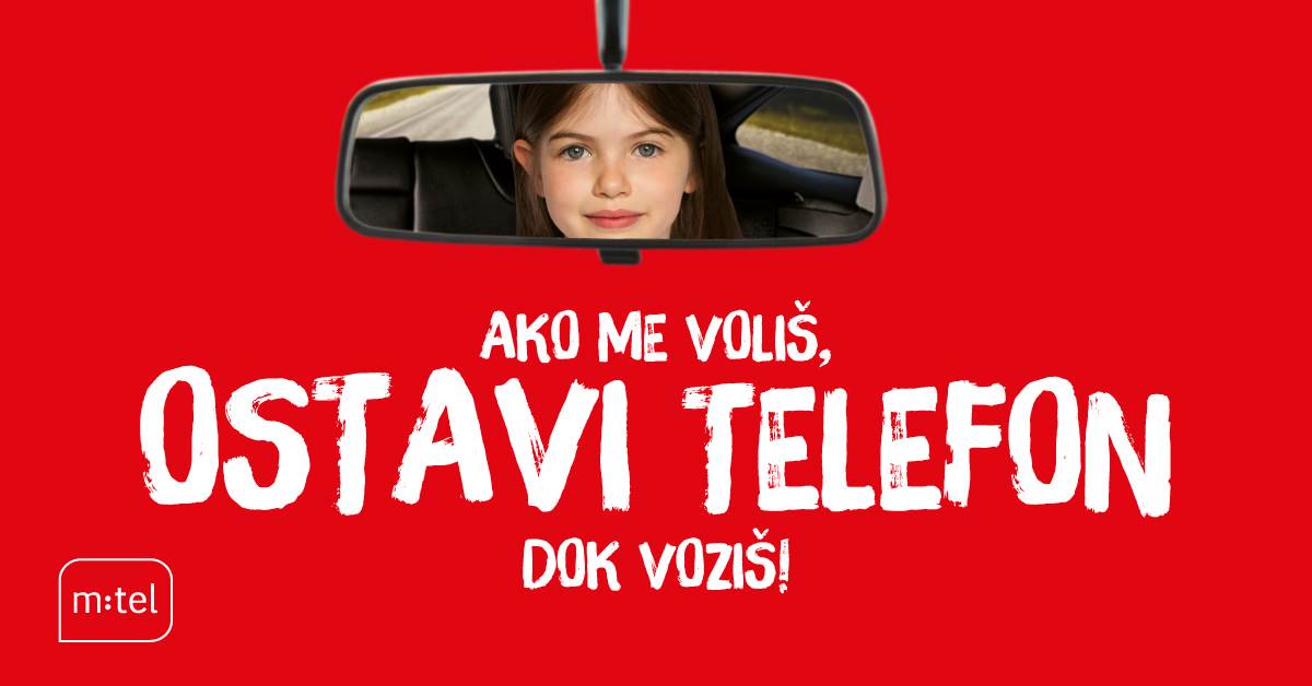  Ako me voliš ostavi telefon dok voziš kampanja 