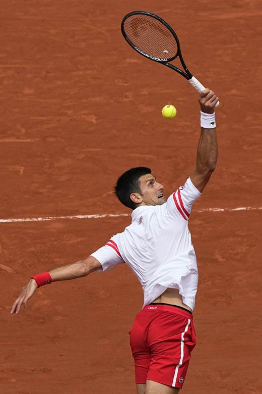  novak đoković lorenco muzeti rolan garos poen sa zemlje 