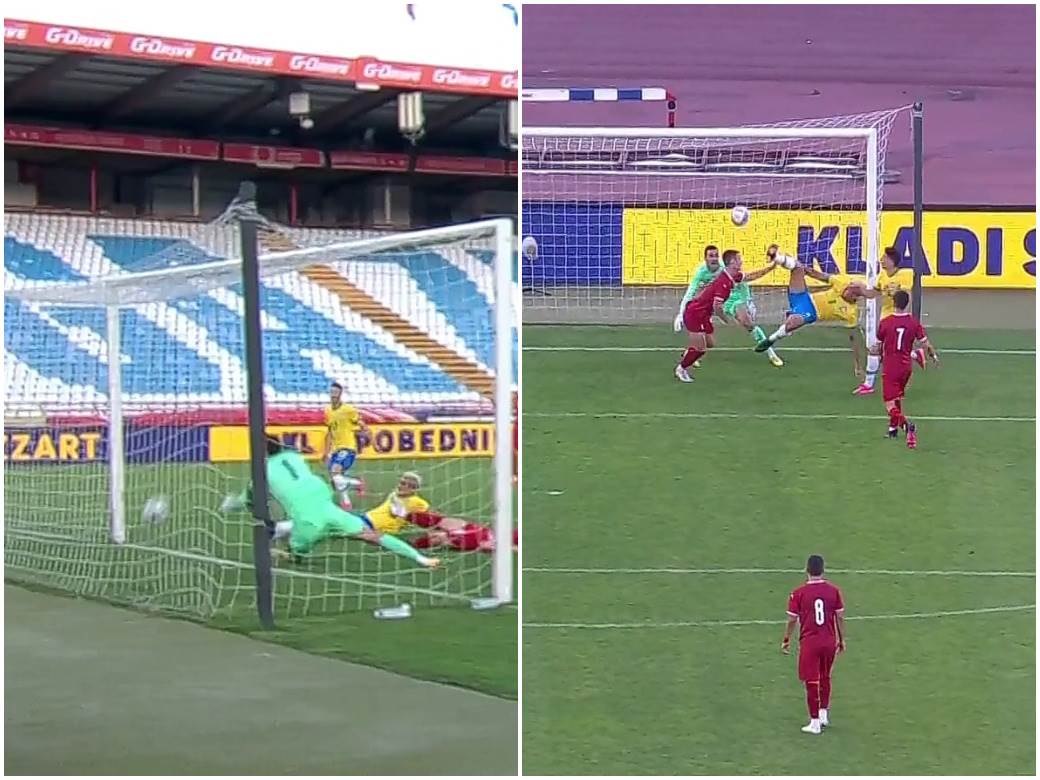  srbija brazil sporan gol video 