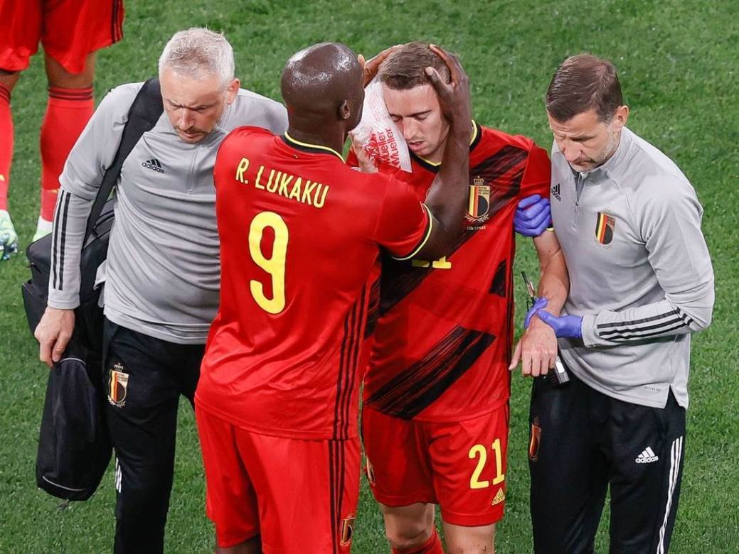  kastanj belgija dupla fraktura očne duplje euro 2020 