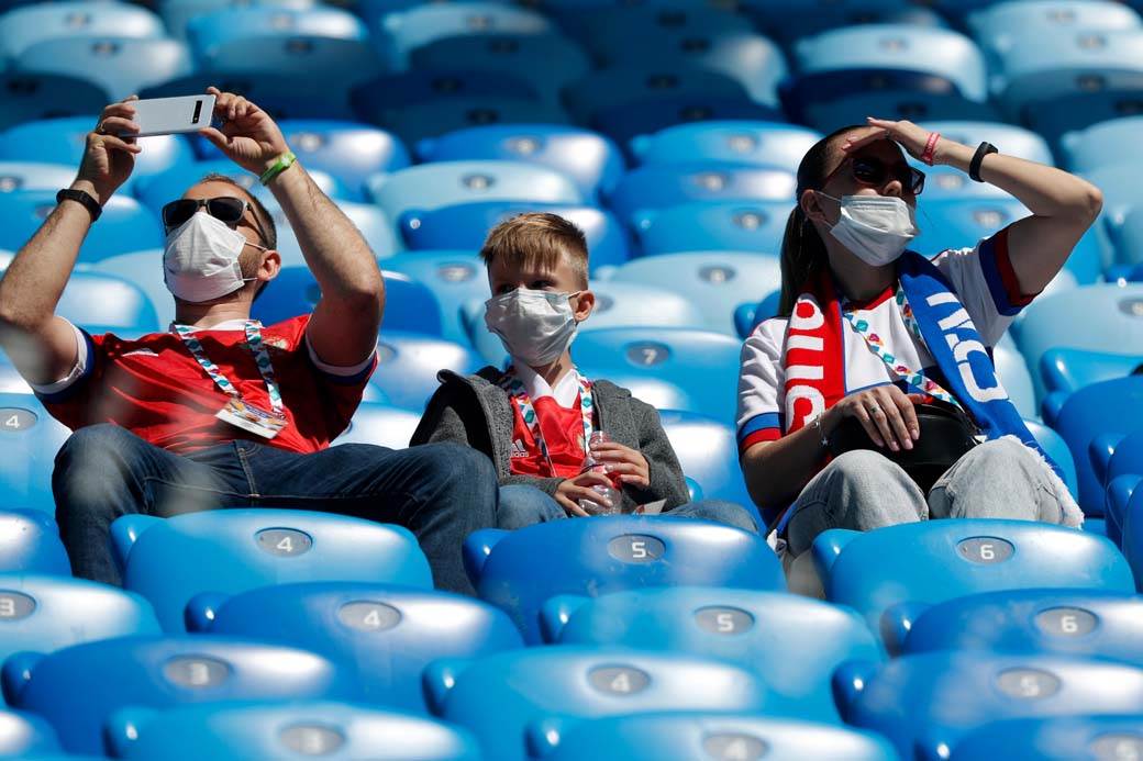  rusija euro 2020 fan zone manji broj navijača 
