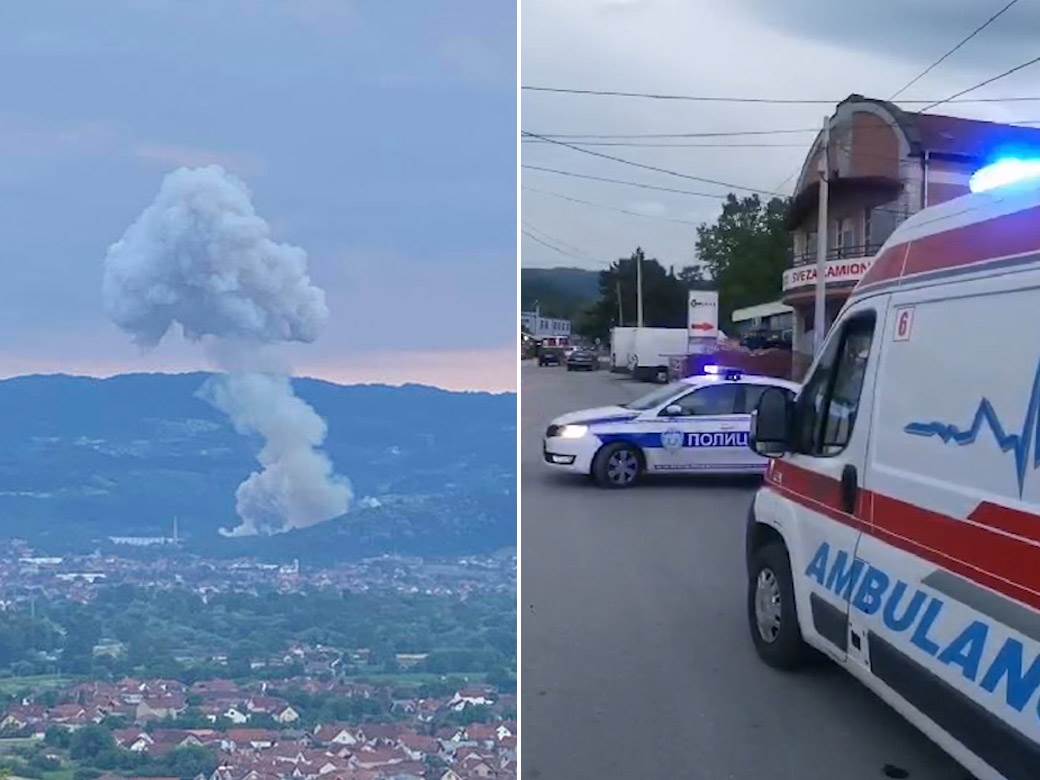  Jutro poslije eksplozije u Čačku: Građani u strahu od novih detonacija, dronovi pomagali u gašenju požara! 