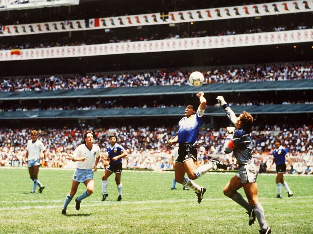  dijego armando maradona 35 godina argentina engleska božja ruka 