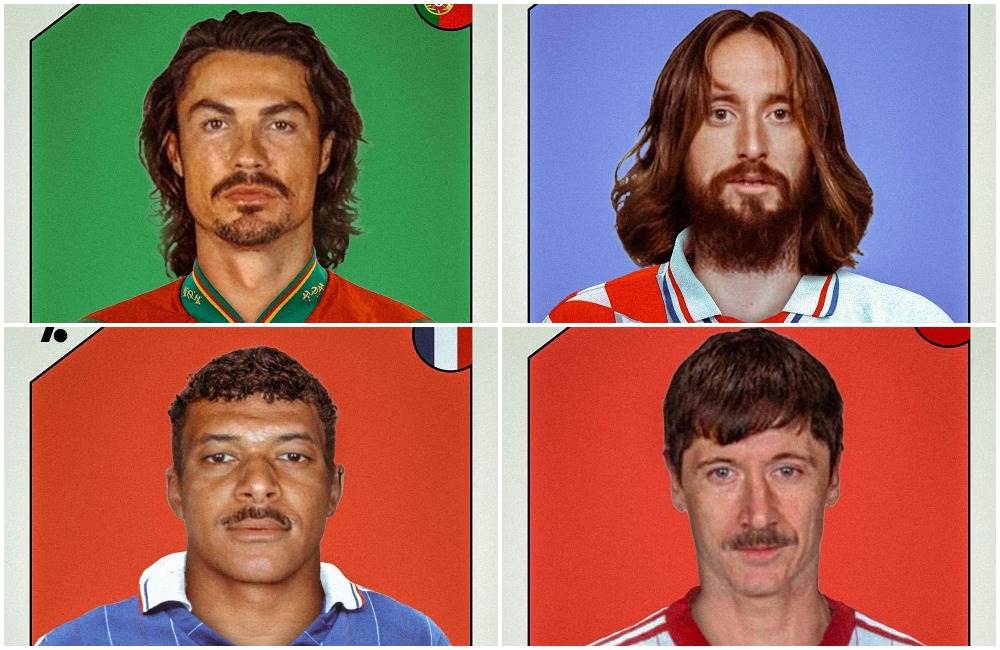  najbolji fudbaleri euro 2020 retro stil 