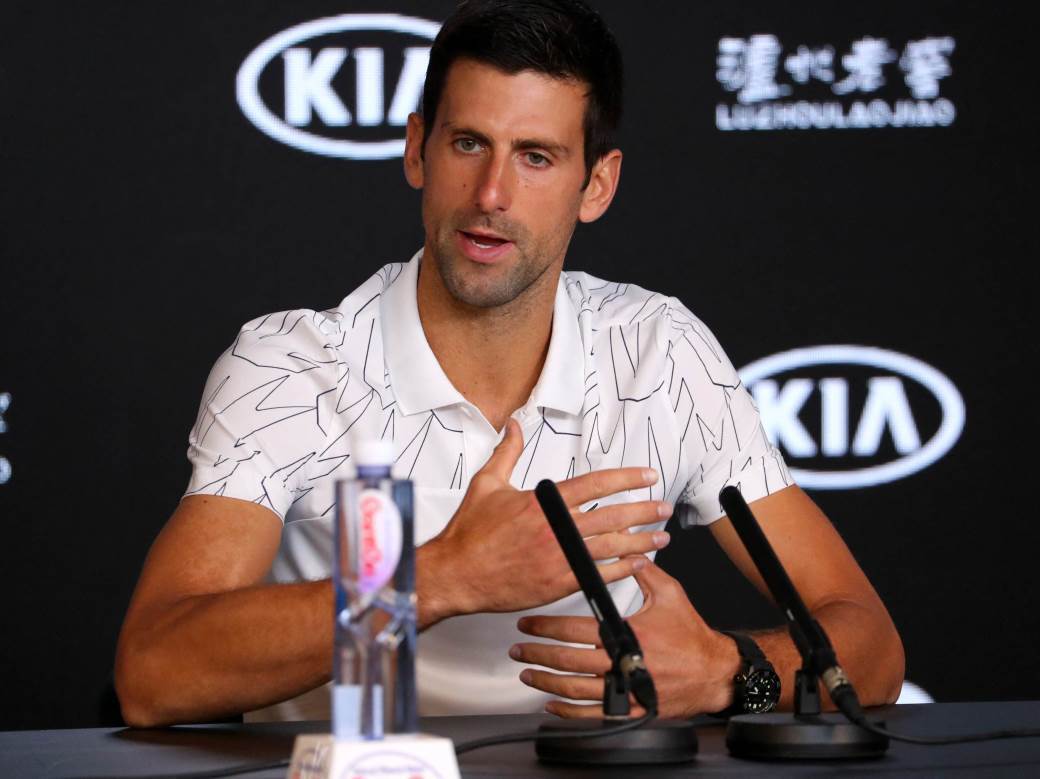  novak đoković vanredna pres konferencija tenis 