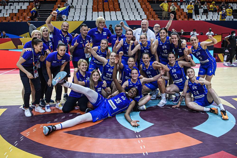  košarkaškice bih minimalno šesto mjesto u evropi, izborile kvalifikacije za sp 