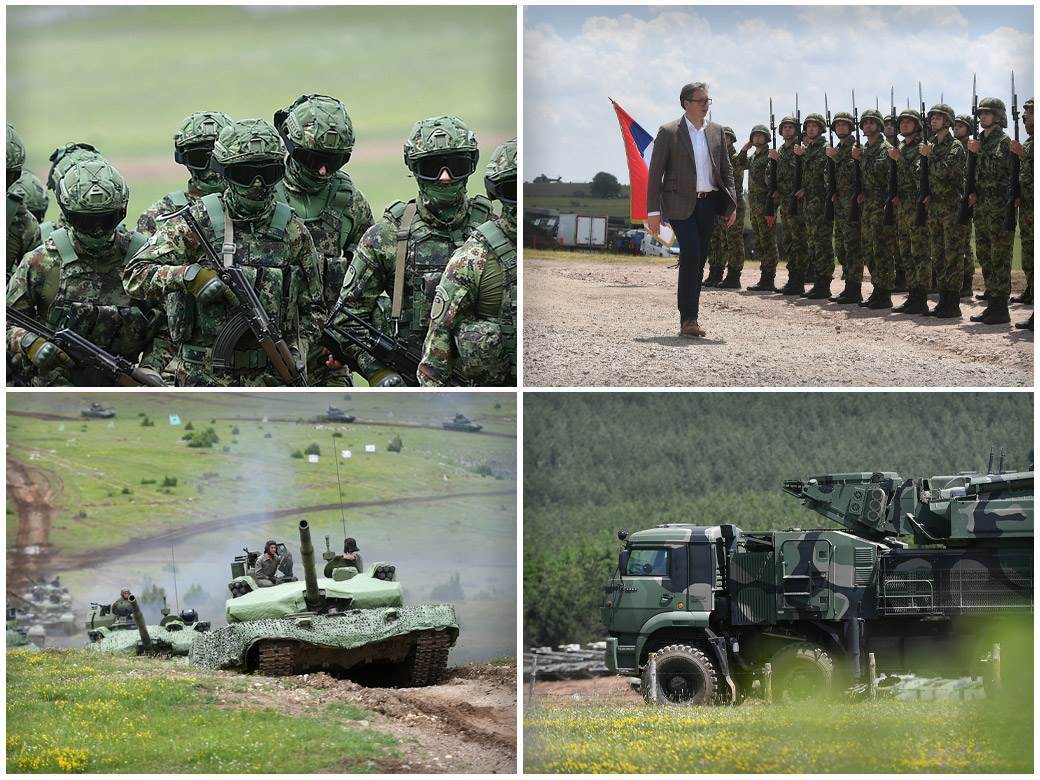  Srbija vojna vježba Munjeviti udar 2021 