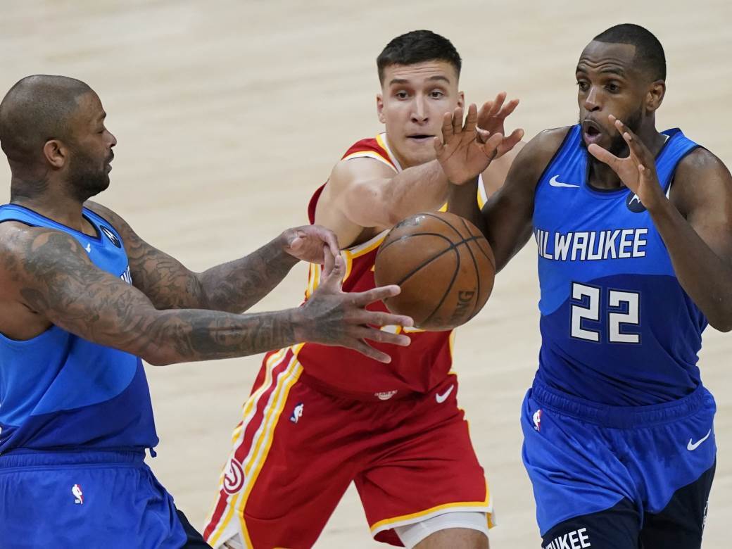 nba atlanta poraz bogdan bogdanović osam poena 