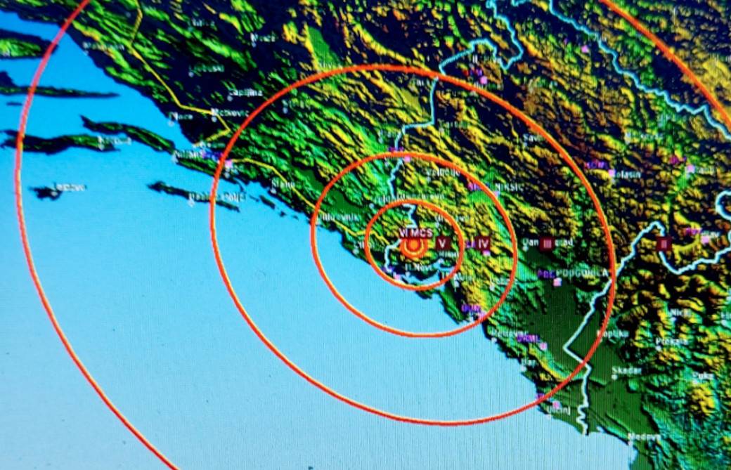  Novi zemljotres u Crnoj Gori, četvrti za 10 dana!  