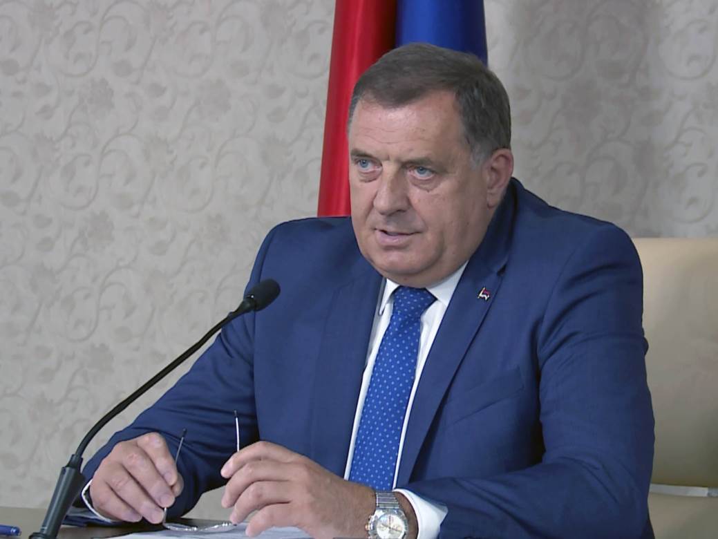  Dodik i Cvijanovićeva uputil itelegram saučešća makedonskom predjsedniku 