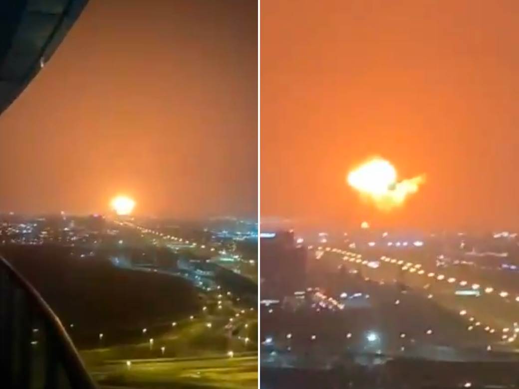  Požar na brodu u izazvao eksploziju u Dubaiju (FOTO/VIDEO) 