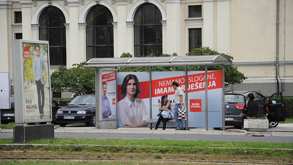  Predizborna kampanja na ulicama Sarajeva (Foto) 