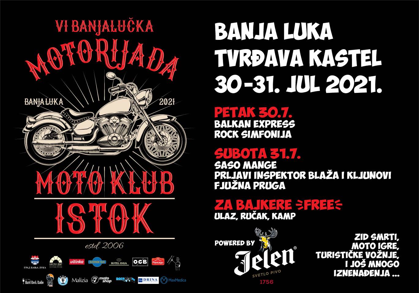  Rok Simfonija i Prljavi inspektor Blaža na Banjalučkoj motorijadi 