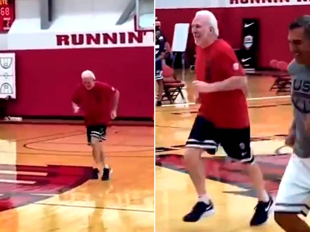  greg popovič trči kamikaze na treningu 