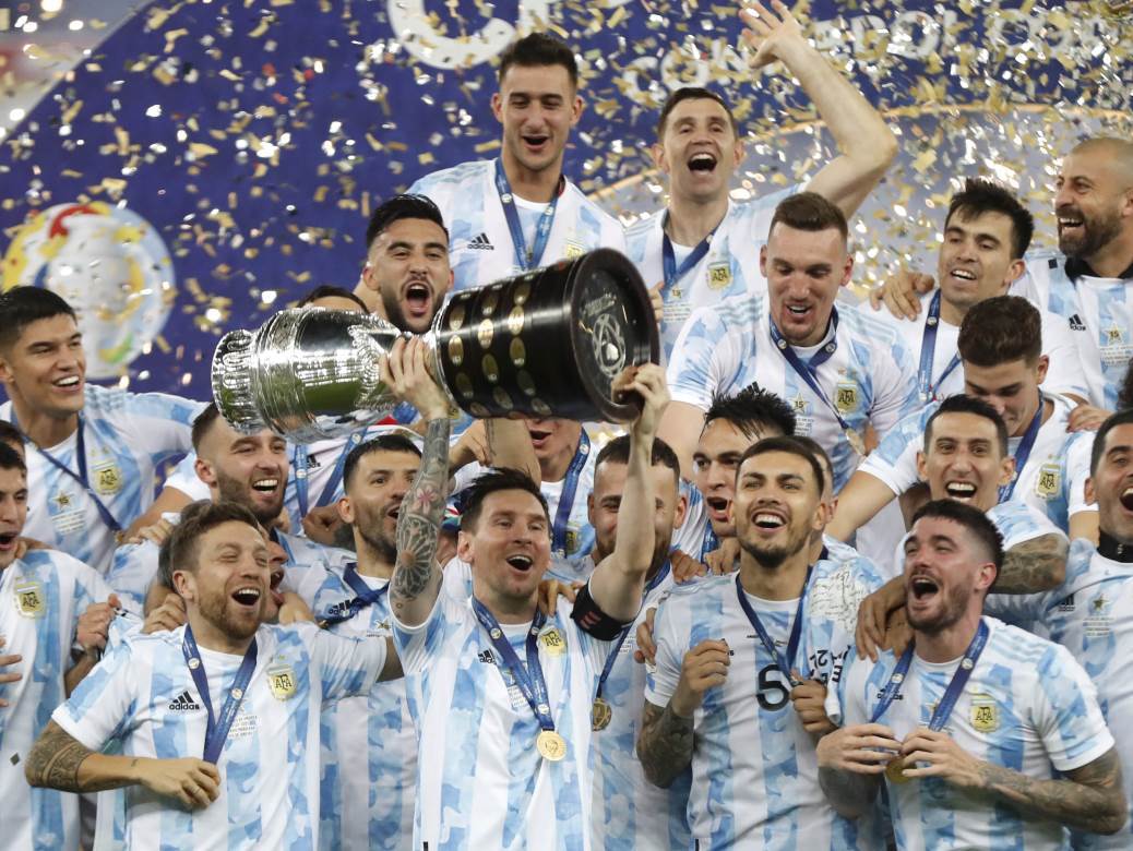  lionel mesi i argentina osvojili kopa amerika 2021 