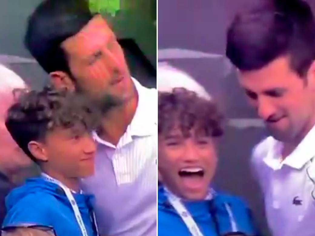  novak đoković vimbldon selfi sa klincem 