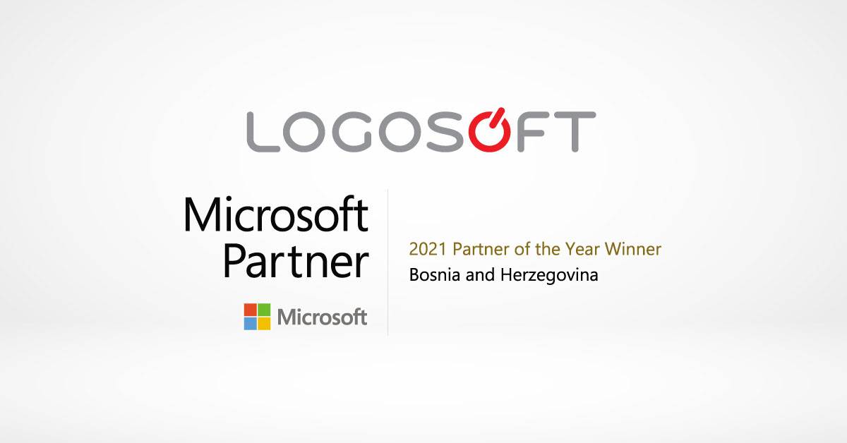  Kompanija Logosoft izabrana kao Microsoft partner godine za 2021. godinu 