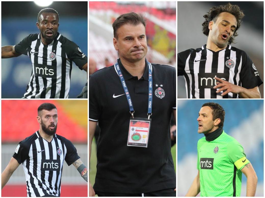  fk partizan odlasci sedam igrača 
