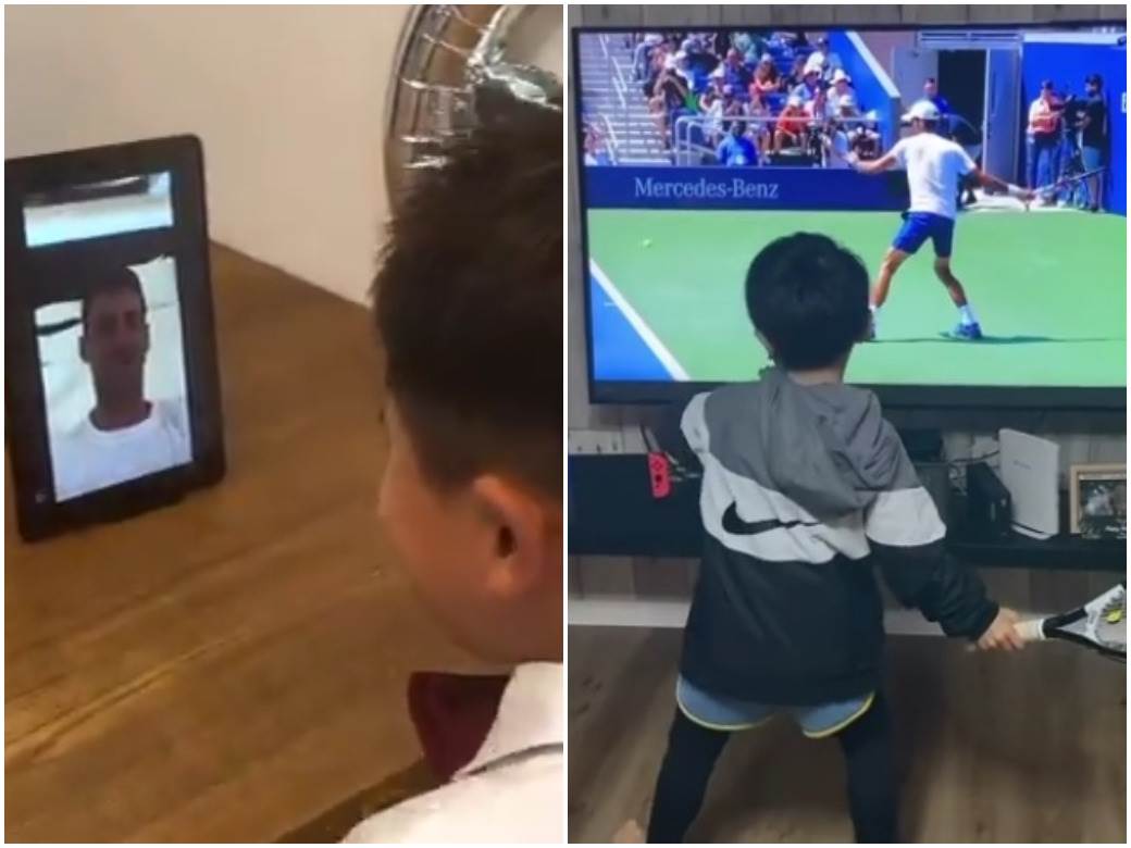  Novak-Djokovic-cestitao-rodjendan-malom-japanskom-teniseru-Kodjiru-video 