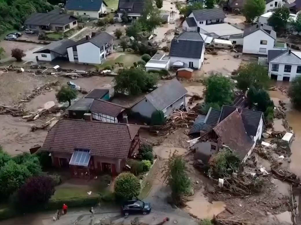  Ovakve kiše nije bilo 100 godina: Broj žrtava poplava u Njemačkoj skočio na 81, 1.300 nestalo (FOTO) 