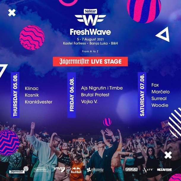  Kompletiran program Live bine devetog Fresh Wave Festivala! 