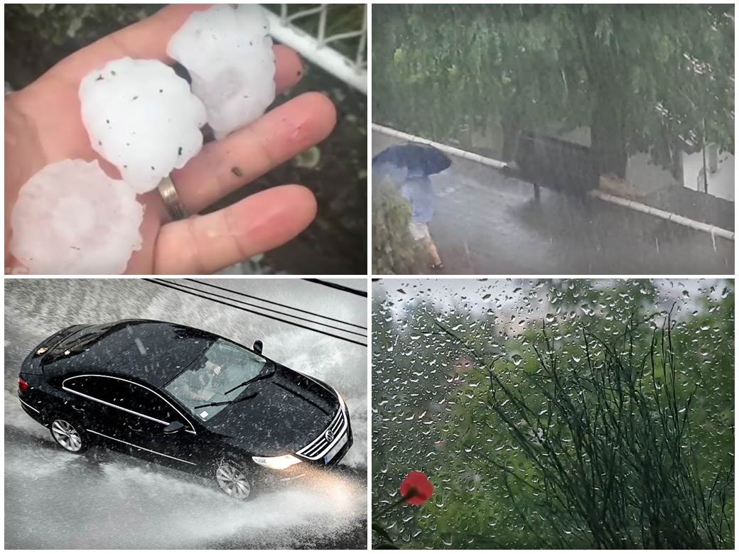  Grad veličine oraha napravio haos! Snažno nevrijeme širom Srbije  
