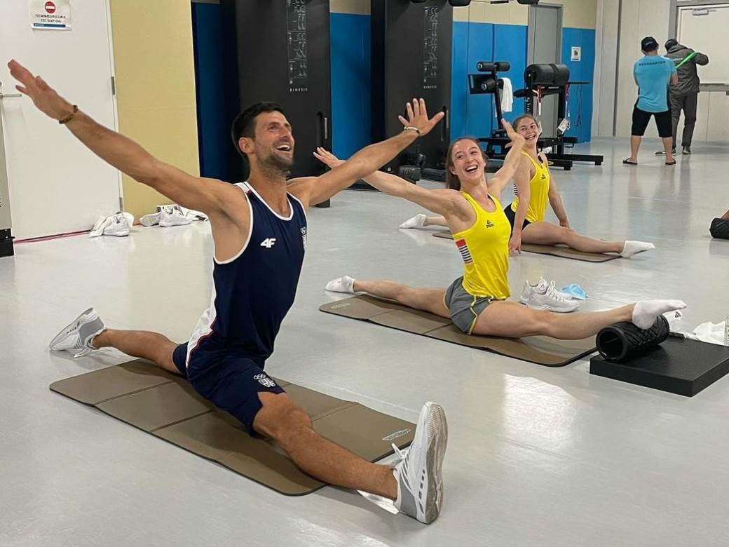 novak đoković vježba gimnastika 
