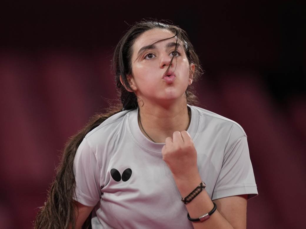  hend zaza sirija stoni tenis olimpijske igre 