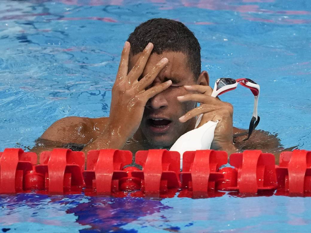  olimpijske igre plivanje ahmed hafnaui porodica 
