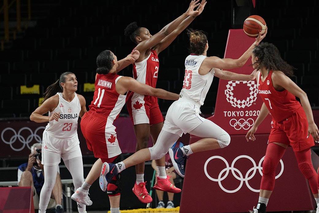  košarka olimpijske igre srbija kanada 