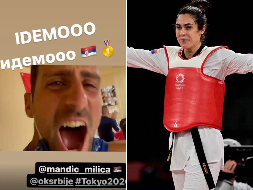  olimpijske igre milica mandić zlatna medalja novak đoković tekvondo 