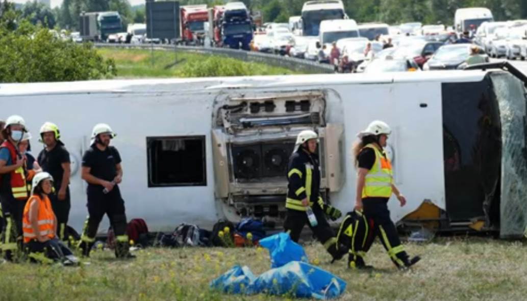  Autobus iz Srbije se prevrnuo u Njemačkoj 