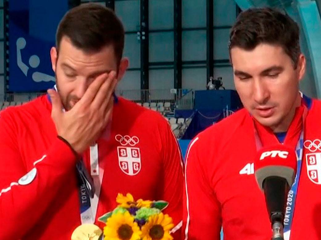  stefan mitrović i duško pijetlović zaplakali poslije olimpijskog zlata 