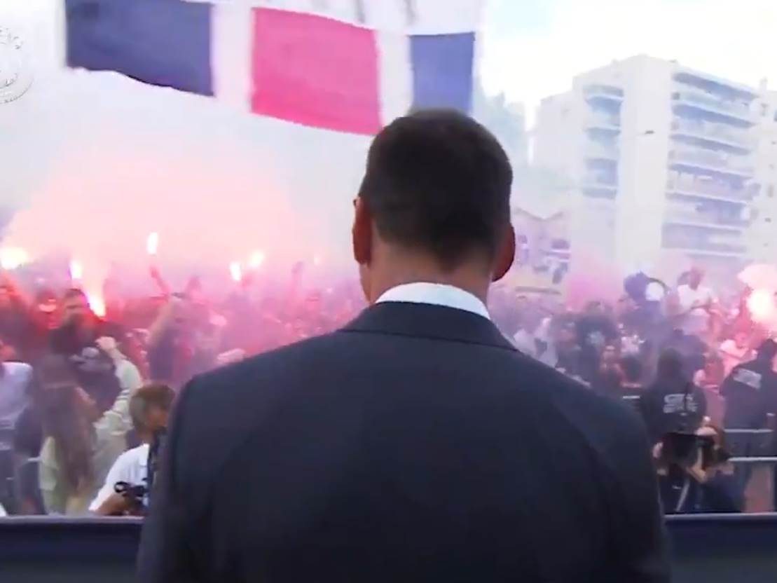  lionel mesi doček navijači psž 