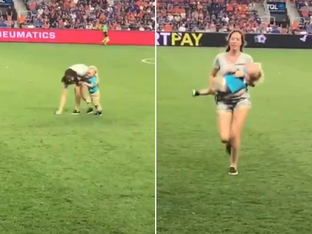  sinsinati orlando dvogodišnji dječak na terenu 