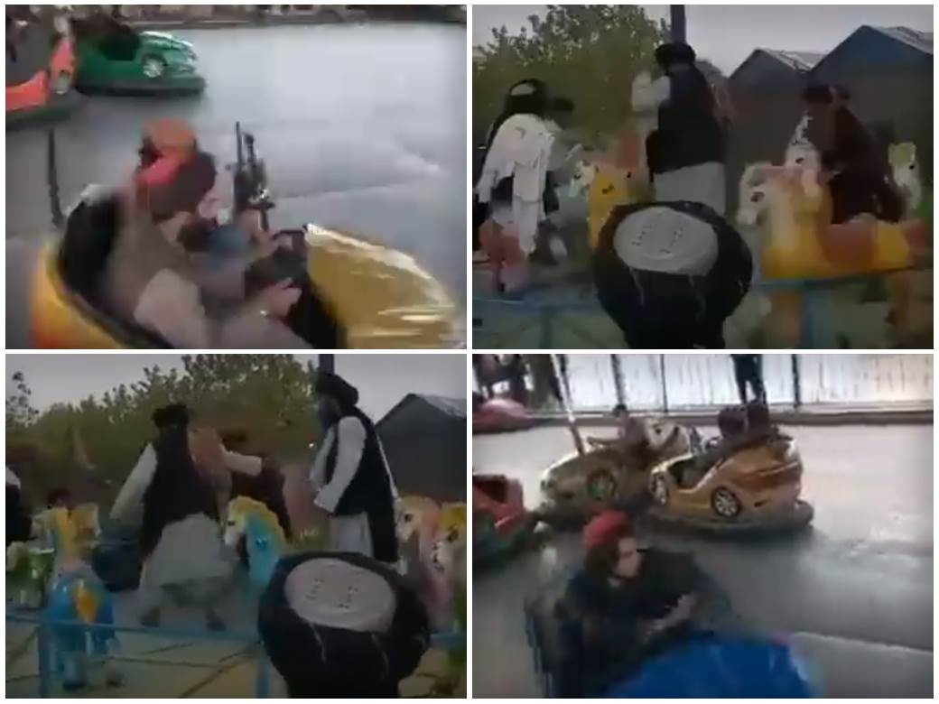  Talibani sa puškama u rukama u luna parku 